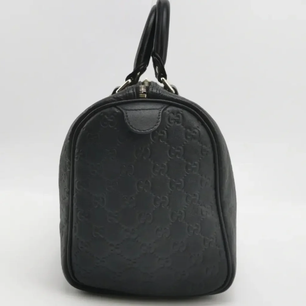 Gucci Black Embossed Tote Bag - Picture 3 of 10